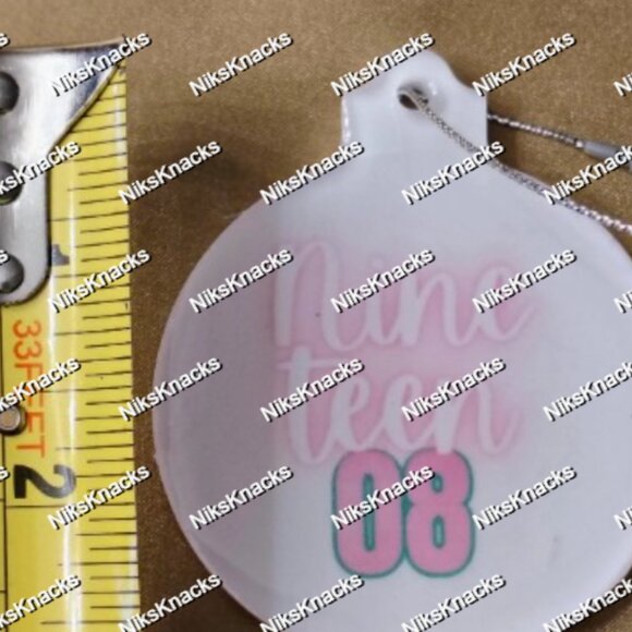 Pink & Green Holiday Magic! Sorority-Inspired Flat Ornaments – Pretty Pose - Picture 10 of 11